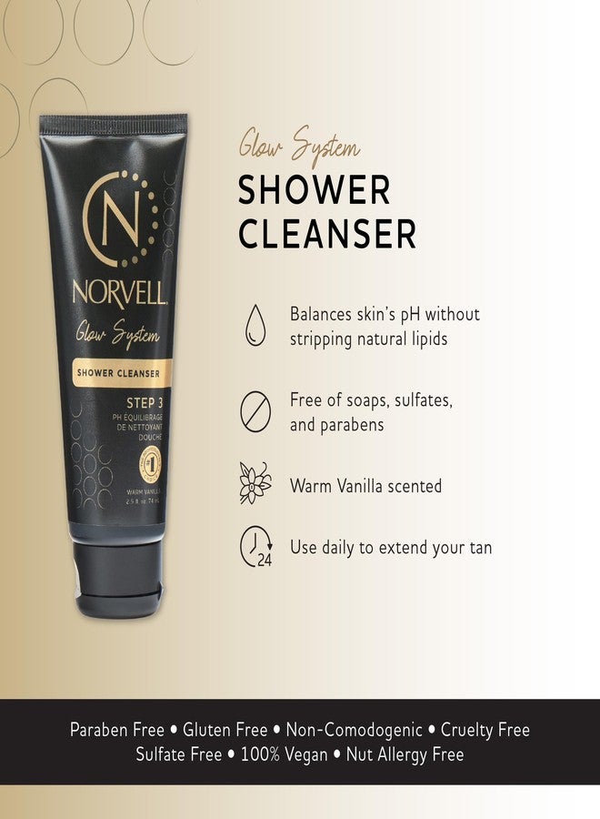 Norvell Post Sunless Self Tanner pH Balancing Cleanser - Travel Size Body Wash, 2.5 fl.oz - Image 2